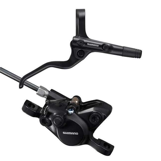 DISC BRAKE ASSEMBLED SET, BL-MT201(R), BR-MT200(R), BLACK, W/O ADAPTER, RESIN PAD (W/O FIN), SM-BH59-SS BLACK 1700 MM, BLACK