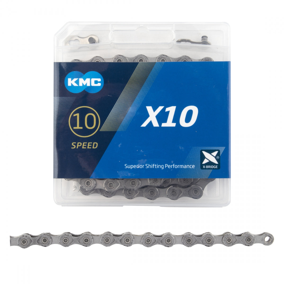 CHAIN KMC X10 10s GY/GY 116