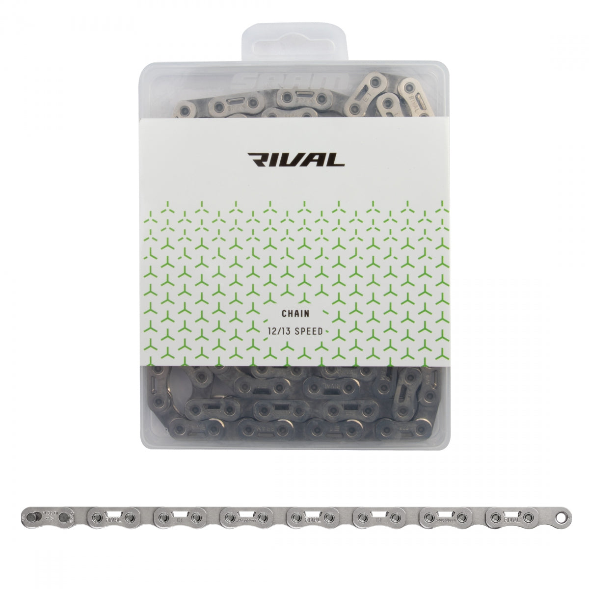 CHAIN SRAM RIVAL E1 12/13s SIL 126L FLATTOP POWERLOCK SL (P)