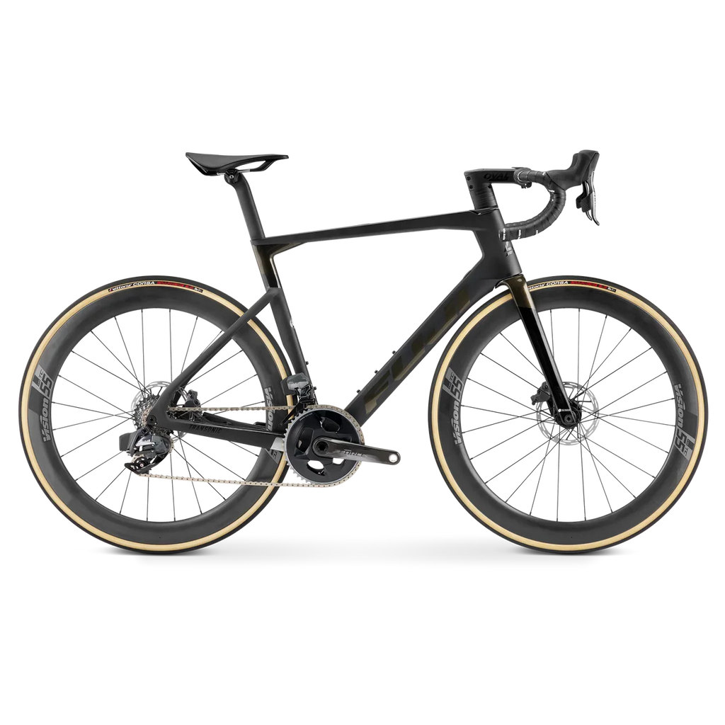Fuji Transonic 1.1 54cm Matte Carbon/Gold Flake