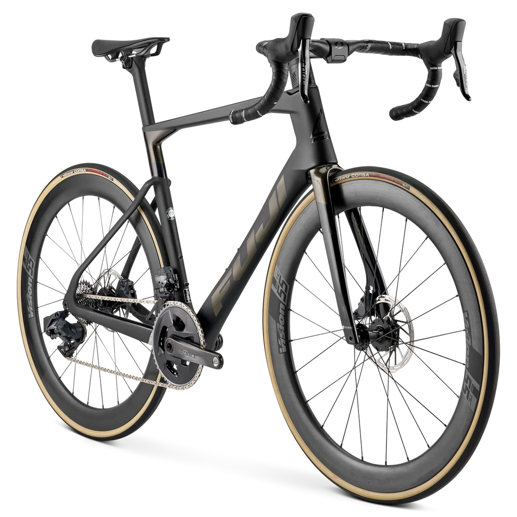 Fuji Transonic 1.1 54cm Matte Carbon/Gold Flake