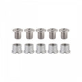 CHAINRING BOLT SET ORIGIN 8 DOUBLE STEEL CHROME PLATED
