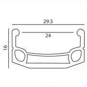 RIM WEI 20 406x24 DM30 36 BK/NMSW