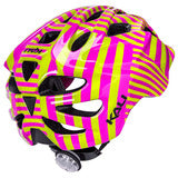 Kali Chakra Child Helmet Lighted High Wire, XS, Neon Lemonade