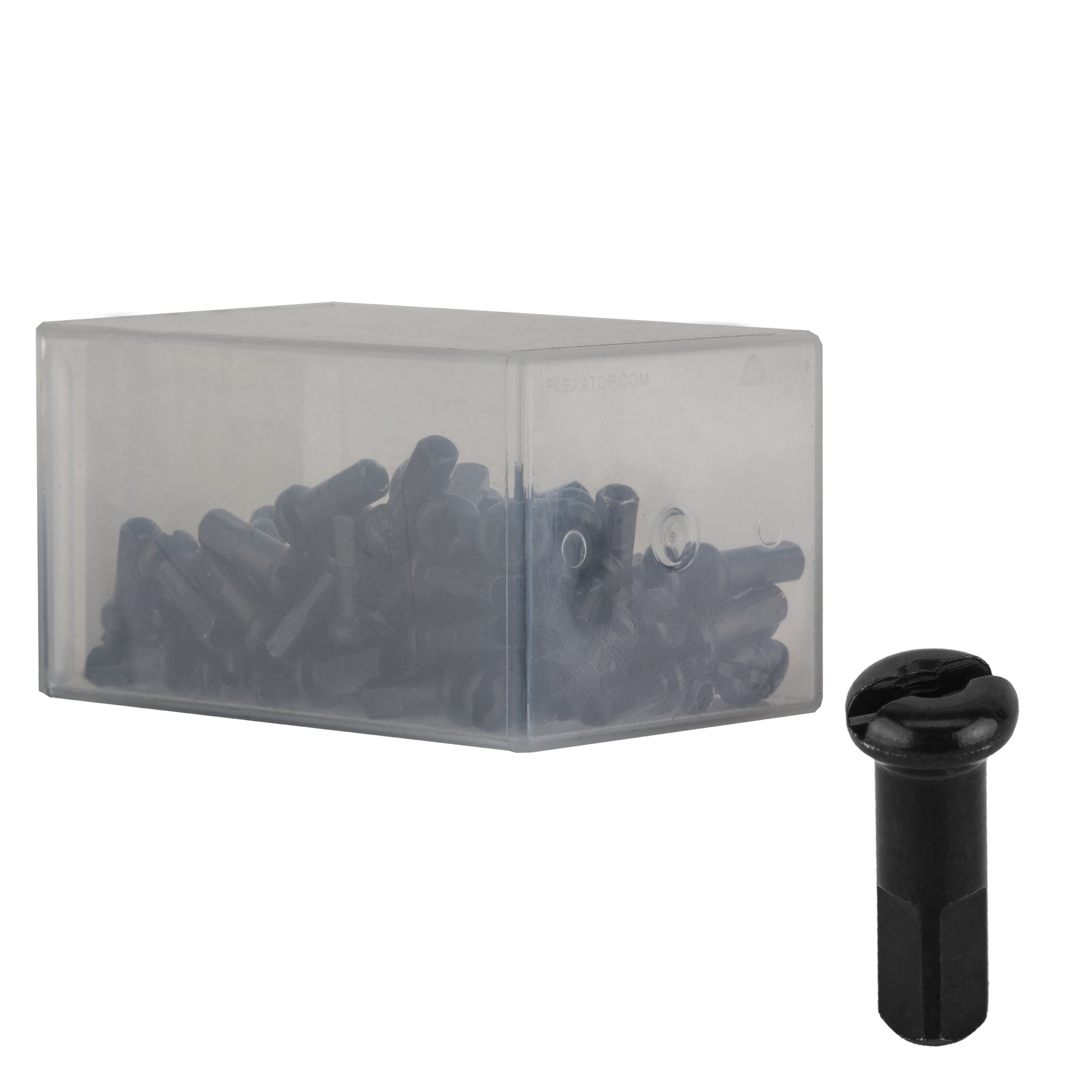 SPOKE NIPPLE DT BRASS 2.0x14mm PROHEAD BK
