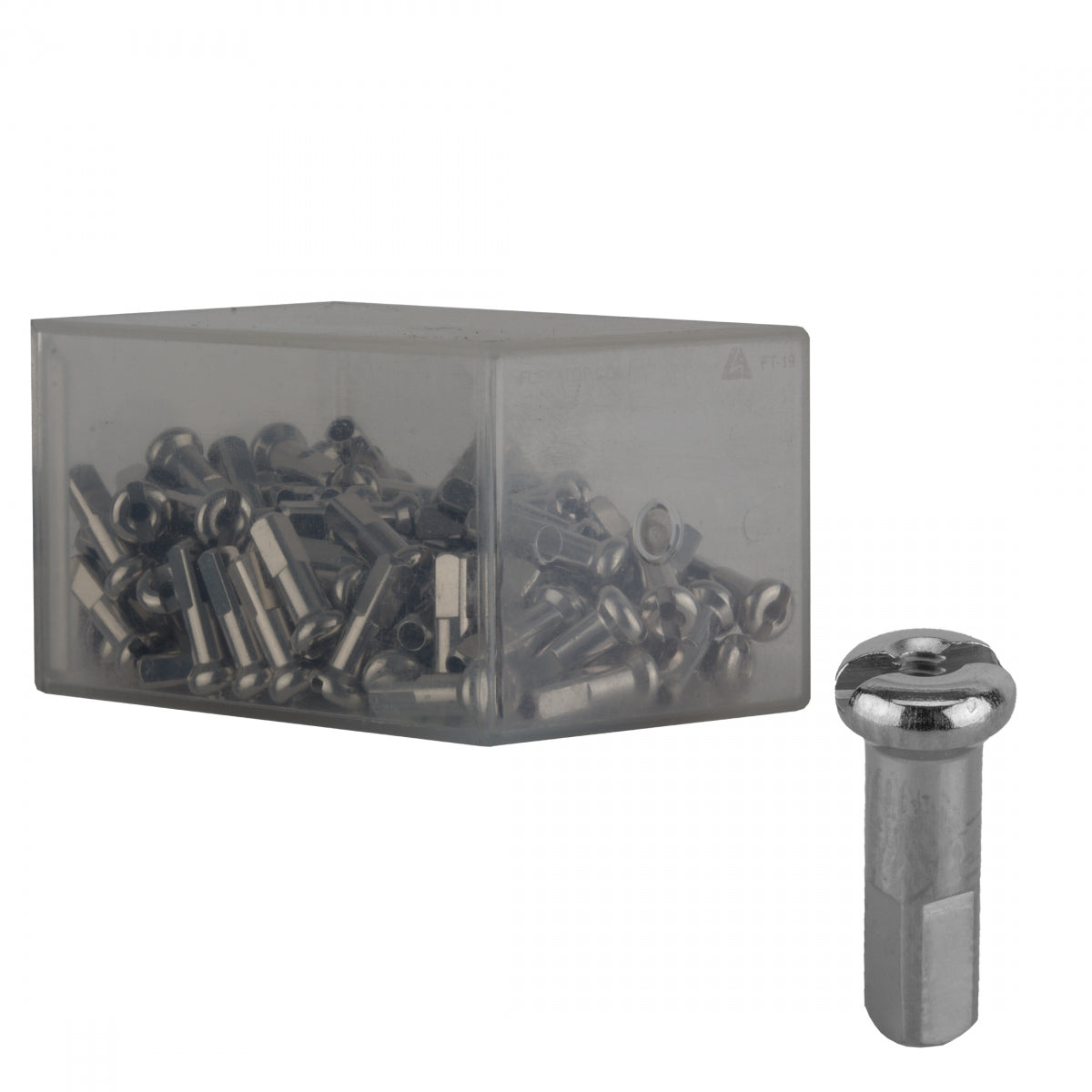 SPOKE NIPPLE DT BRASS 2.0x14mm SL