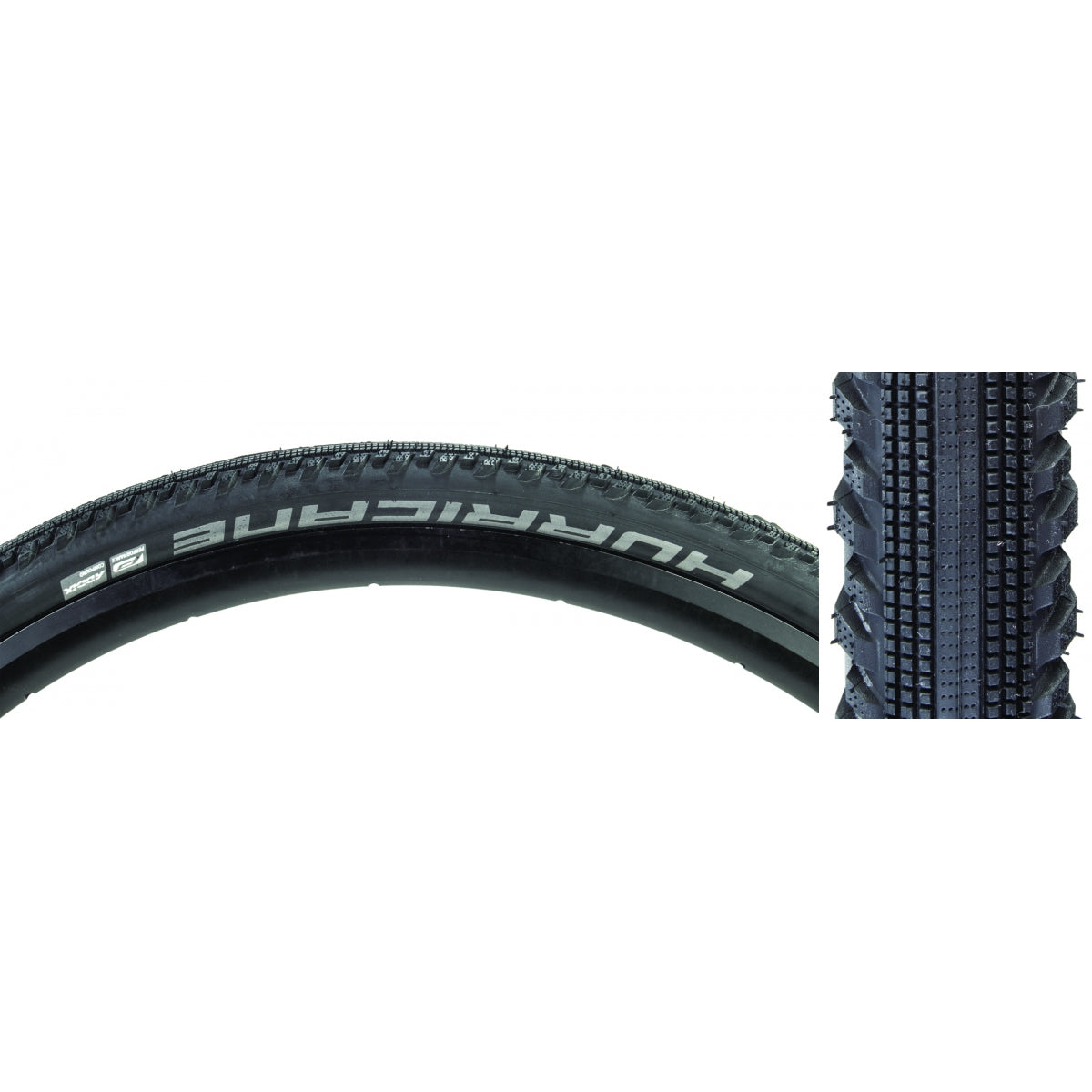 TIRE SCHWALBE HURRICANE 700x40 PERF BK/BSK ADDIX WIRE