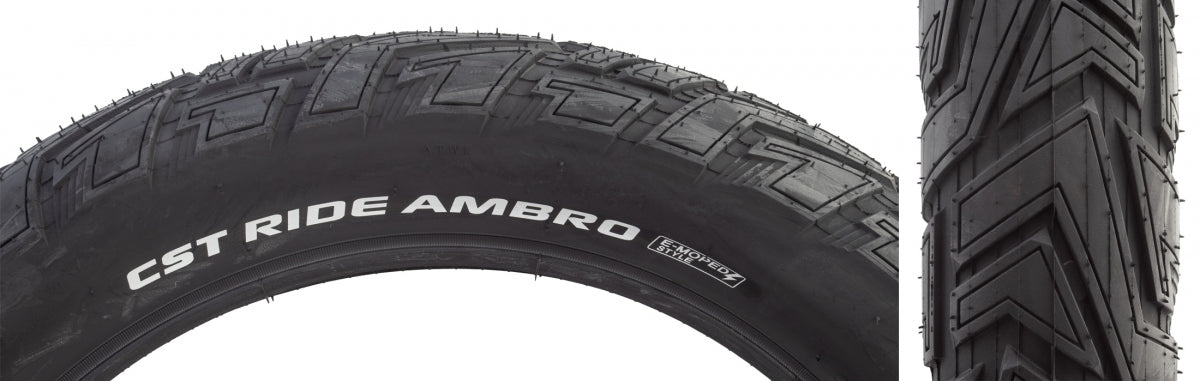 TIRE CSTP RIDE AMBRO 20x4.0 BK/BK WIRE
