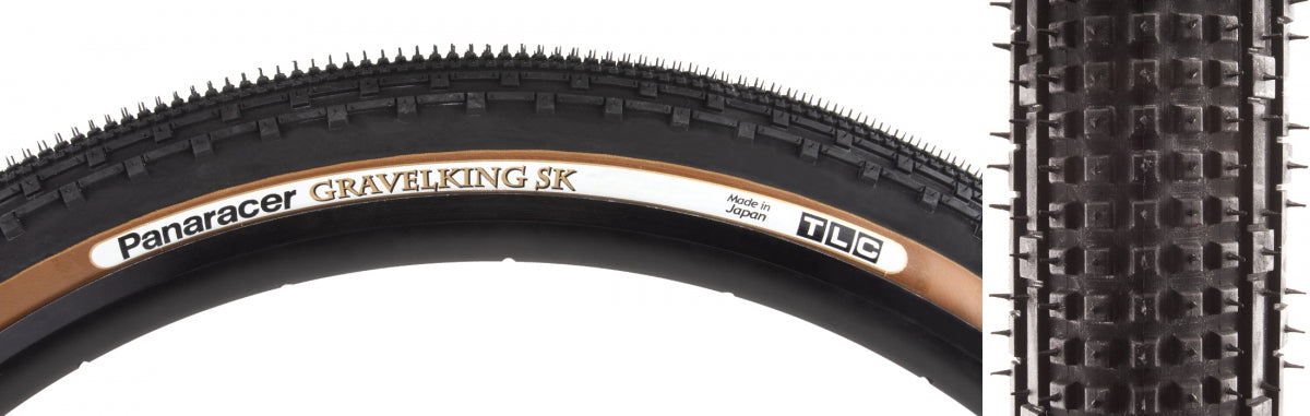 TIRE PANARACER GRAVELKING SK 27.5x2.1 (650Bx54) FOLD TBLS BK/BN