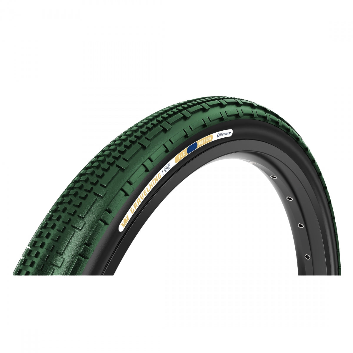 PANARACER GRAVELKING SK 700x40 FOLDING TIRE TUBELESS GREEN/BLACK