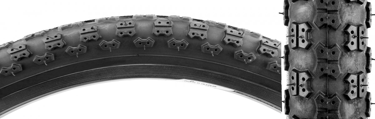 TIRE SUNLT 18x2.125 BK/BK MX3 K50 WIRE