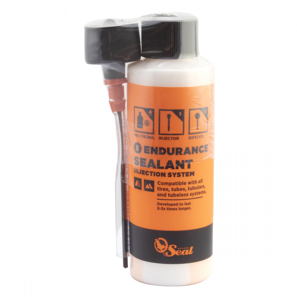 SEALANT TIRE/TUBE ORANGE SEAL ENDURANCE 4oz w/TWISTLOCK