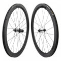 WHEEL SET PAIR 700 622x20 OR8 BOLT CARBON ROAD50mm TBLS BK 20/24 OR8 RD2220 ELITE 8-11sCAS QR SP SEAL BK 130mm SAPIM CXRAY POLYA