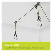 STORAGE RACK DELTA SINGLE BIKE CEILING HOIST