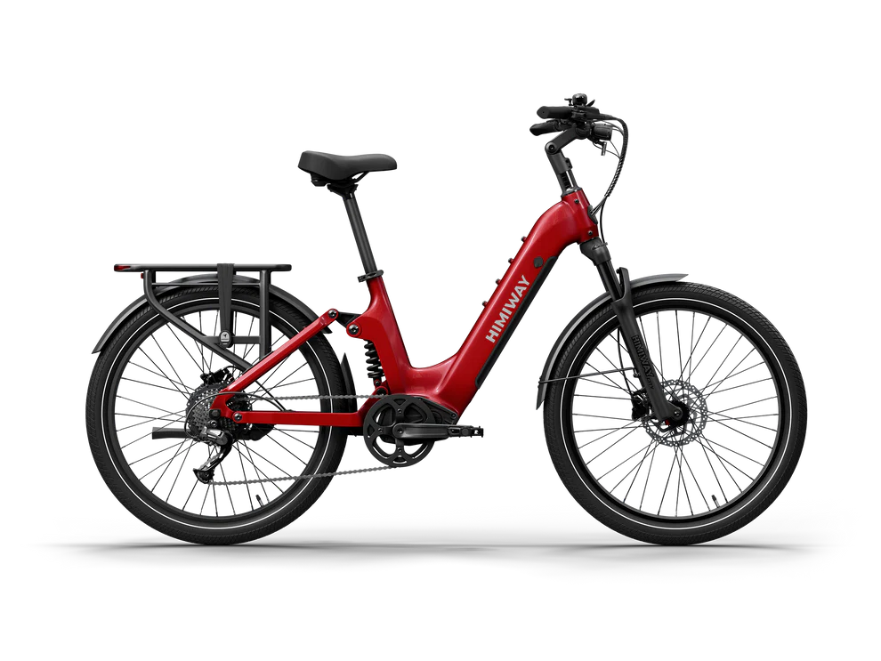 Himiway A7 Commuter eBike Red Regular