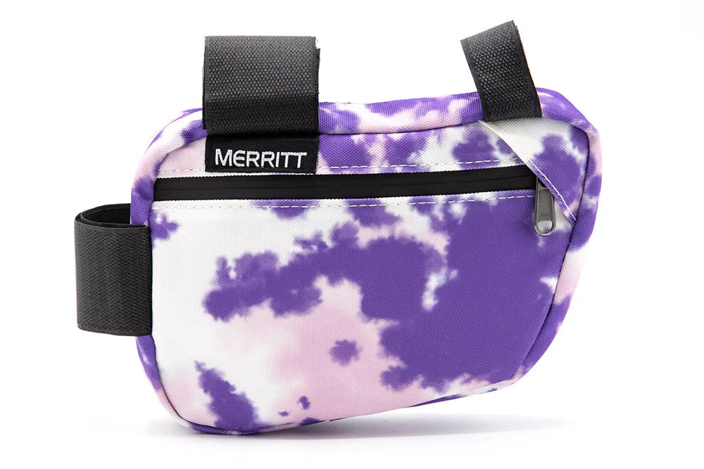 MERRITT CORNER POCKET MKII FRAME BAG PURPLE TIE DYE