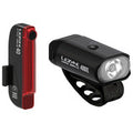 Lezyne Mini Drive 400XL and Stick+ Light Pair, Black/Black