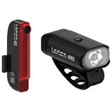 Lezyne Mini Drive 400XL and Stick+ Light Pair, Black/Black