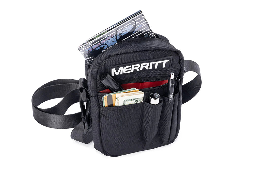 MERRITT DSP SHOULDER BAG MILITARY GREEN CANVAS