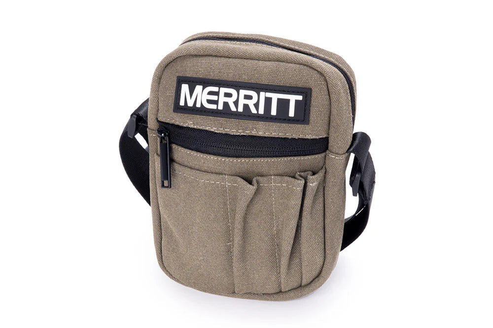 MERRITT DSP SHOULDER BAG MILITARY GREEN CANVAS