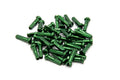 MERRITT 40 pack 14G ALLOY NIPPLE GREEN