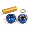PROFILE RACING EURO EXTERNAL (OUTBOARD) BOTTOM BRACKET 68mmx19mm BLUE