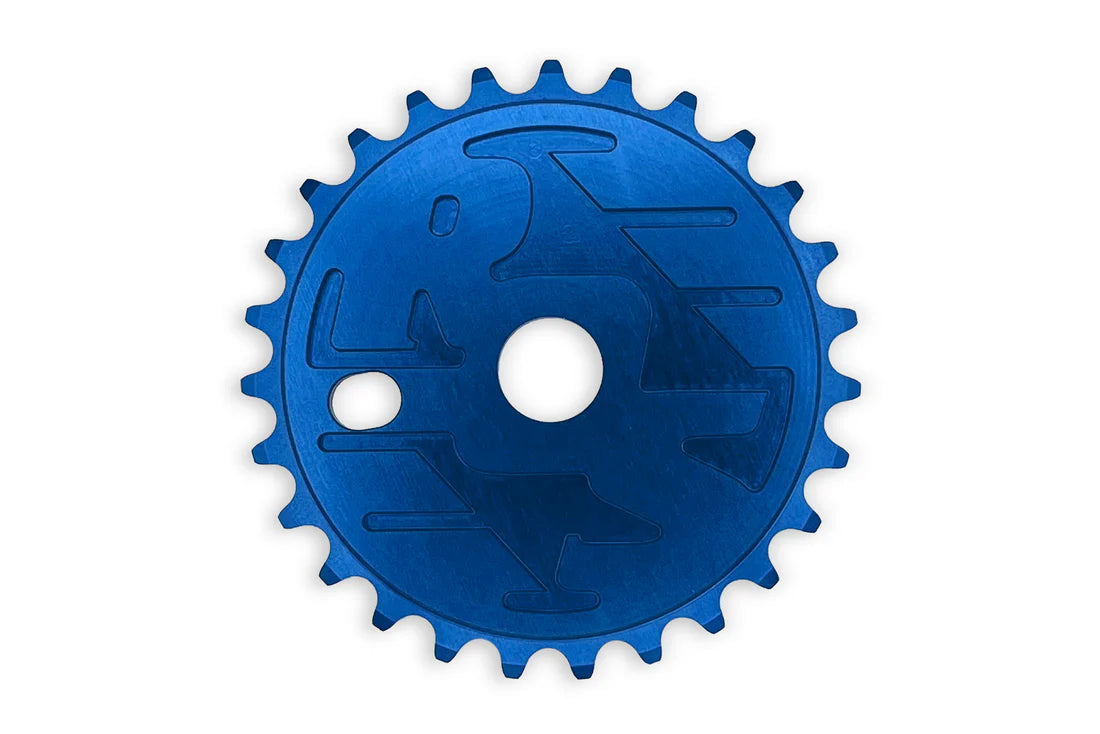 RIDE OUT SUPPLY ROS SPROCKET 19mm 32T BLUE