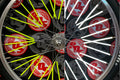 RIDE OUT SUPPLY ROS REFLECTIVE SPOKE COVERS YELLOW 40pk