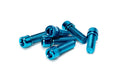 THEORY STEM BOLTS M8x1.25 PACK OF 6 BLUE