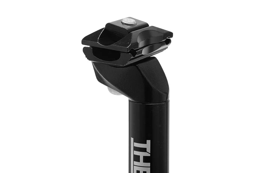 THEORY UPTOWN ALUMINUM RAILED SEATPOST 27.2MM X 350MM BLACK