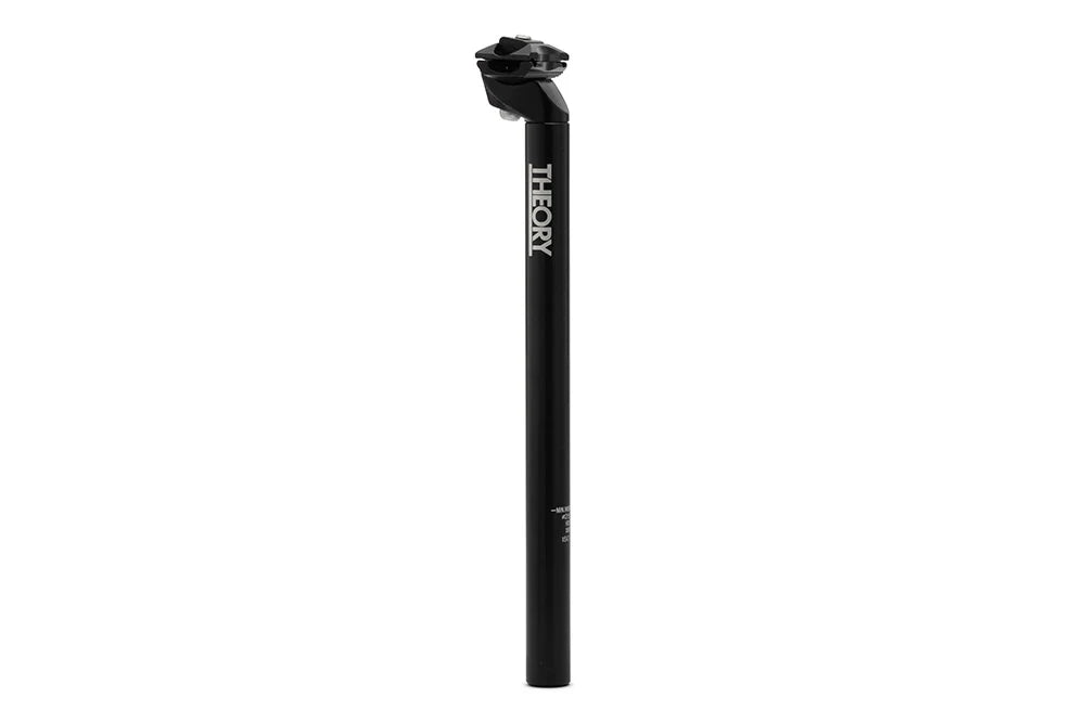 THEORY UPTOWN ALUMINUM RAILED SEATPOST 27.2MM X 350MM BLACK