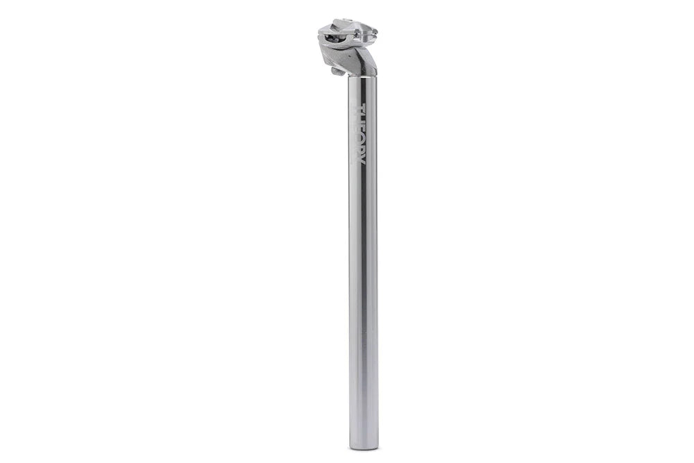 THEORY UPTOWN ALUMINUM RAILED SEATPOST 27.2MM X 350MM SILVER