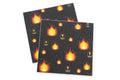THEORY PEG TAPE 4.5" x 4.5" FIRE EMOJI