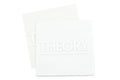 THEORY PEG TAPE 4.5" x 4.5" CLEAR THEORY LOGO