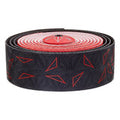 Supacaz Super Sticky Kush Bar Tape, Starfade, Red/Black