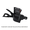 SHIMANO SHIFT LEVER, SL-M5130-R, DEORE, RIGHT, 10-SPEED RAPIDFIRE PLUS, 2050MM INNER, W/O OGD, LG TYPE, BLACK SP41S SEALED OUTER (1880MM), 6MM CAP X3, NOSE CAP X1