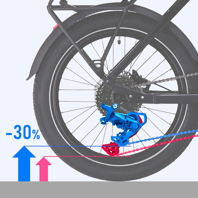 REAR DERAILLEUR, RD-U4010, CUES, 9/10-SPEED, SHADOW DESIGN, DIRECT ATTACHMENT