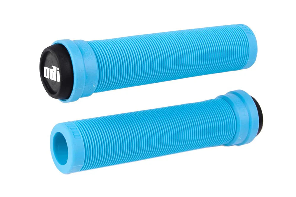 ODI GRIP LONGNECK SOFT FLANGELESS AQUA BLUE