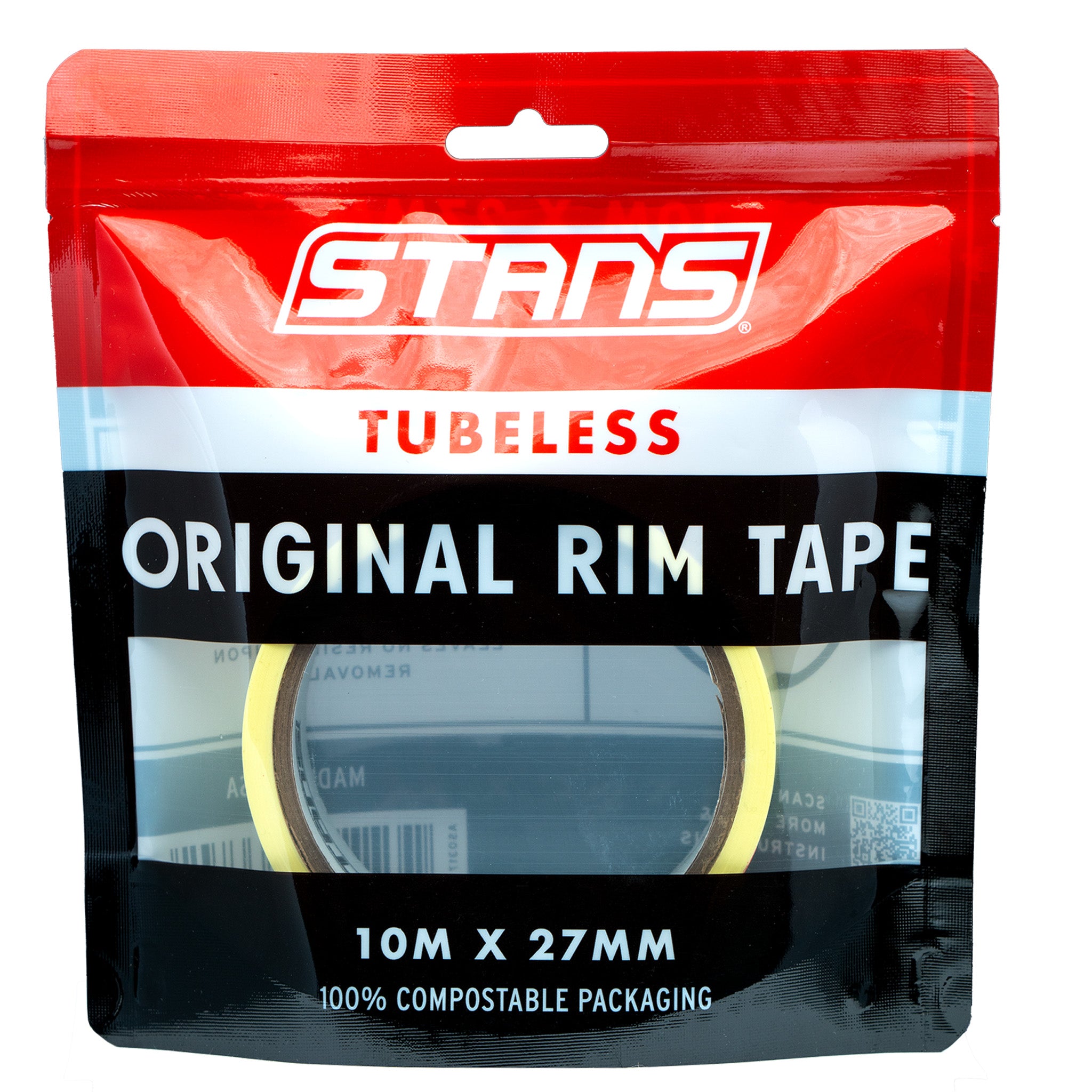Stan's Original Tubeless Rim Tape, 27mm Width, 10m Roll