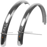 Velo Orange Fluted Fenders, Silver, 63mm