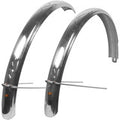 Velo Orange Fluted Fenders, Silver, 63mm