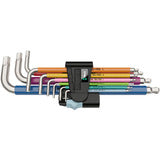 Wera Tool 3950/9 Hex-Plus Multicolor Stainless 1 L-Key Set