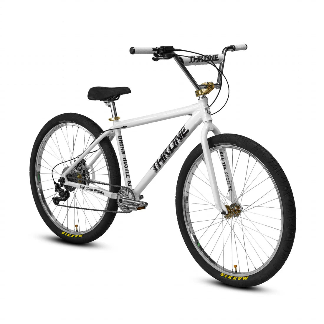 THE GOON RUNNER 29" 10spd COMPLETE BIKE White Lux