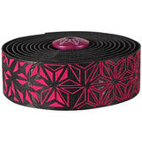 Supacaz Super Sticky Kush Bar Tape, Starfade Black and Pink